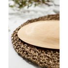 Тарелка Trent, круглая, d=18 см, дерево (комплект 7 шт) - фото 51854199