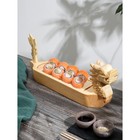 Блюдо для подачи суши «Дракон», 40×10 см - фото 10835673