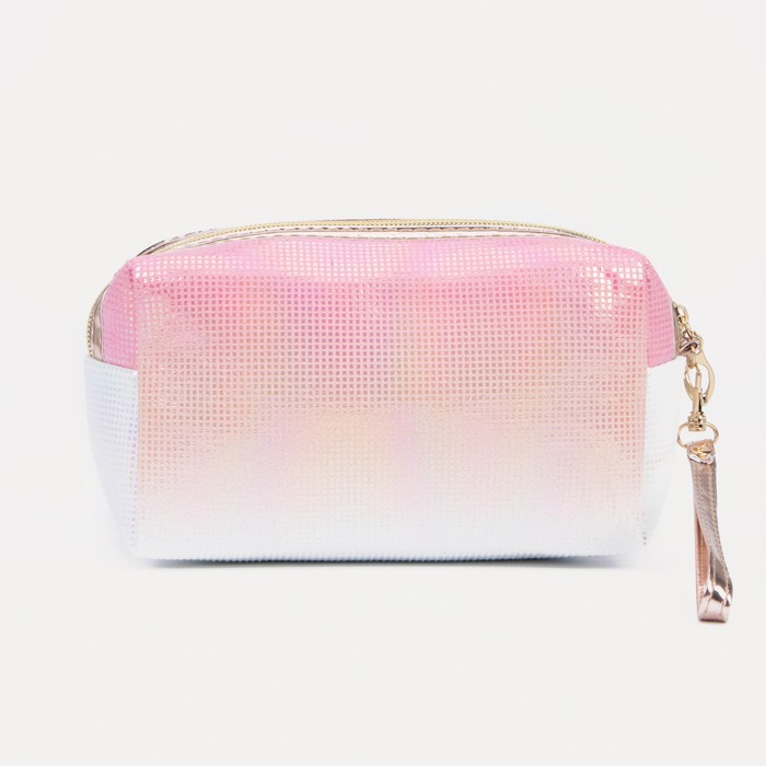 Косметичка на молнии, цвет розовый 7750397