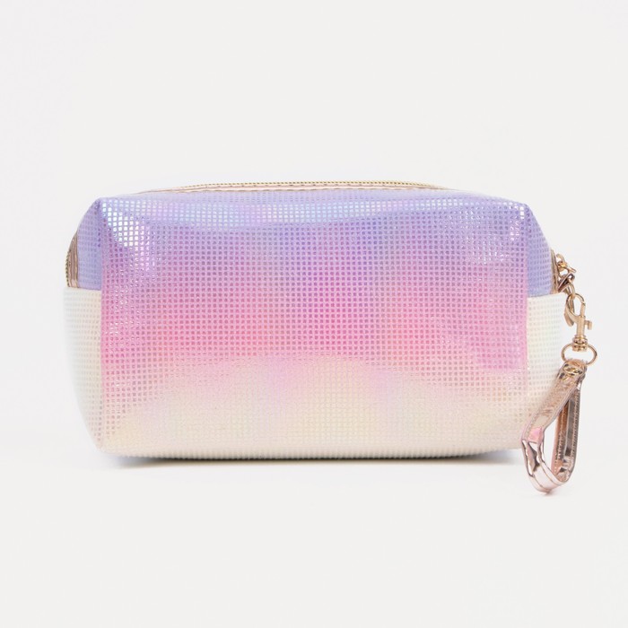 Косметичка на молнии, цвет сиреневый 7750399