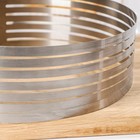 Набор кондитерский Доляна, 2 предмета: форма для выпечки с прорезями 25-30×8 см, кондитерская лопатка - Фото 4
