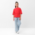 Футболка детская MINAKU:Basic line kids, красная, рост 152 см - Фото 2