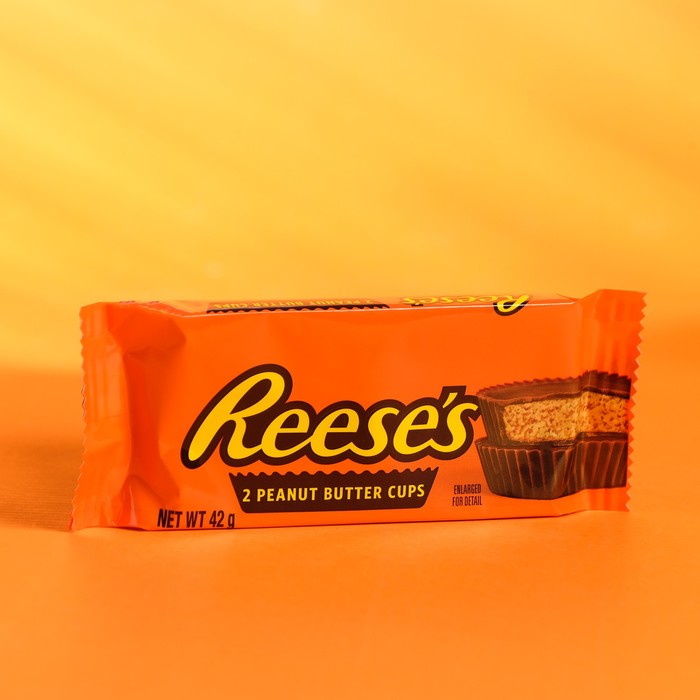 Шоколад Reese's 2 Peanut Butter Cups 42г - Фото 1