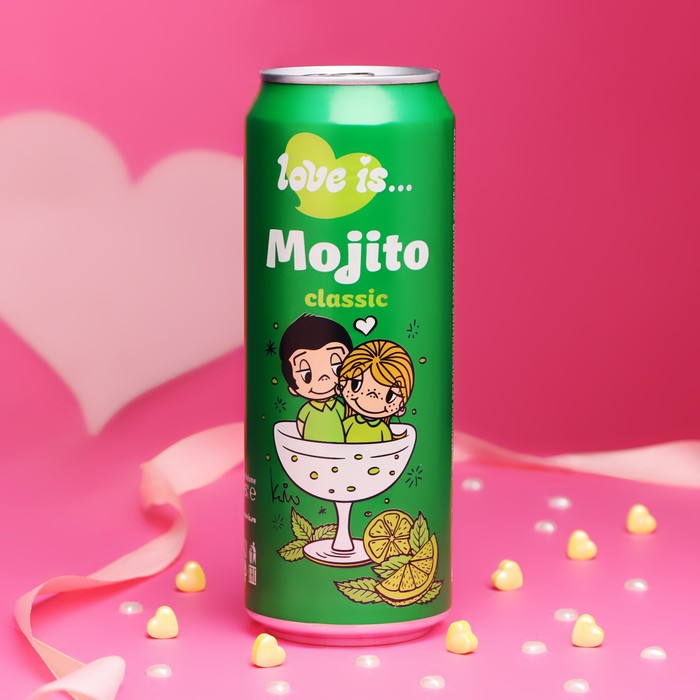 Газированный напиток Love Is Мохито, 450 мл - Фото 1