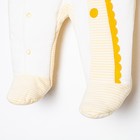 Комбинезон утеплённый, цвет жёлтый, рост 74 - фото 27135152