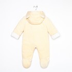 Комбинезон утеплённый, цвет жёлтый, рост 74 - фото 27135153