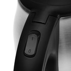 Чайник электрический Luazon LSK-1803, металл, 1.8 л, 1800 Вт, серебристо-чёрный - Фото 5