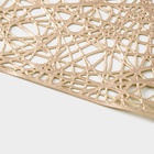 Дорожка на стол Доляна «Паутинка», 30×150 см, золотая - Фото 7