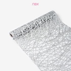 Дорожка на стол Доляна «Паутинка», 30×150 см, серебряная - Фото 4