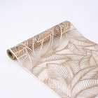 Дорожка на стол Доляна «Листопад», 30×150 см, золотая - Фото 4