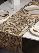 Дорожка на стол Доляна «Листопад», 30×150 см, золотая - Фото 5