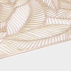 Дорожка на стол Доляна «Листопад», 30×150 см, золотая - Фото 5