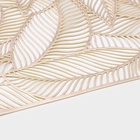 Дорожка на стол Доляна «Листопад», 30×150 см, золотая - Фото 4