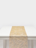 Дорожка на стол Доляна «Листопад», 30×150 см, золотая - Фото 1