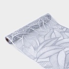 Дорожка на стол Доляна «Листопад», 30×150 см, серебряная - Фото 5