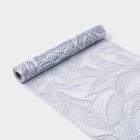 Дорожка на стол Доляна «Листопад», 30×150 см, серебряная - Фото 7