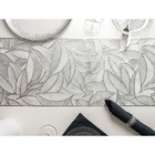 Дорожка на стол Доляна «Листопад», 30×150 см, цвет серебряный - Фото 2