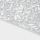 Дорожка на стол Доляна «Манифик», 30×150 см, серебряная - Фото 5