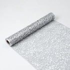 Дорожка на стол Доляна «Манифик», 30×150 см, серебряная - Фото 6