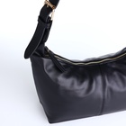 Сумка женская на молнии, цвет чёрный - фото 21517690