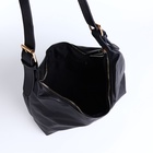 Сумка женская на молнии, цвет чёрный - фото 27016396