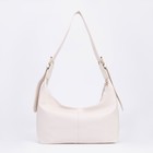 Сумка - мешок женская на молнии, 30×12×19 см, белая - Фото 1