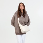 Сумка - мешок женская на молнии, 30×12×19 см, белая - Фото 6