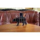 Сборная модель, настольный органайзер «Медведь», чёрный, EWA Design - Фото 6