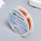 Проволока для бисера  "Gamma" 0,4мм, 10 м ± 0.5 м под св.медь - фото 9624292