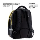 Рюкзак школьный, каркасный, 39×30×14 см «Желтая тачка» - Фото 2