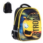 Рюкзак школьный, каркасный, 39×30×14 см «Желтая тачка» - Фото 6