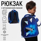 Рюкзак школьный, каркасный, 39×30×14 см «Шайба на льду» - Фото 1