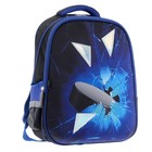 Рюкзак школьный, каркасный, 39×30×14 см «Шайба на льду» - Фото 2