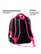 Рюкзак школьный, каркасный, 39×30×14 см «Серые котята» - Фото 4