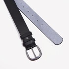 Ремень, ширина 3,7 см, винт, цвет чёрный 7755438