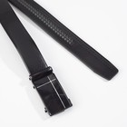 Ремень «Великан», ширина 3,5 см, автомат, цвет чёрный - фото 41992584