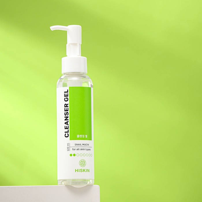 Гель для умывания HISKIN "Cleanser gel", с муцином улитки, 120 мл 26778