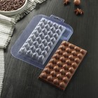 Форма для шоколада и конфет «Шоколадная Массажка», 16,5×8,5×1,6 см, цвет прозрачный - фото 19552359