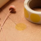 Наклейка прозрачная круглая Цветная лента,МИКС , 2 х 2 см, 300 шт. - Фото 11