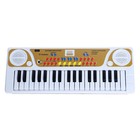 УЦЕНКА Синтезатор «Детский», 37 клавиш, с микрофоном, белый - Фото 2