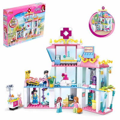 УЦЕНКА Конструктор Розовая мечта «Поликлиника», 459 деталей