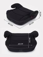 Бустер автомобильный детский Rant Micro City Line, черный - Фото 2