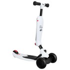 Беговел-самокат детский Rant Rider Plus, со светящимися колёсами, цвет белый 7778141