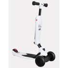 Беговел-самокат детский Rant Rider, со светящимися колёсами, белый - Фото 6