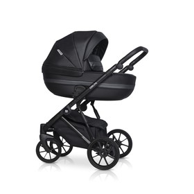 Коляска 2 в 1 Riko Delta Ecco, цвет black