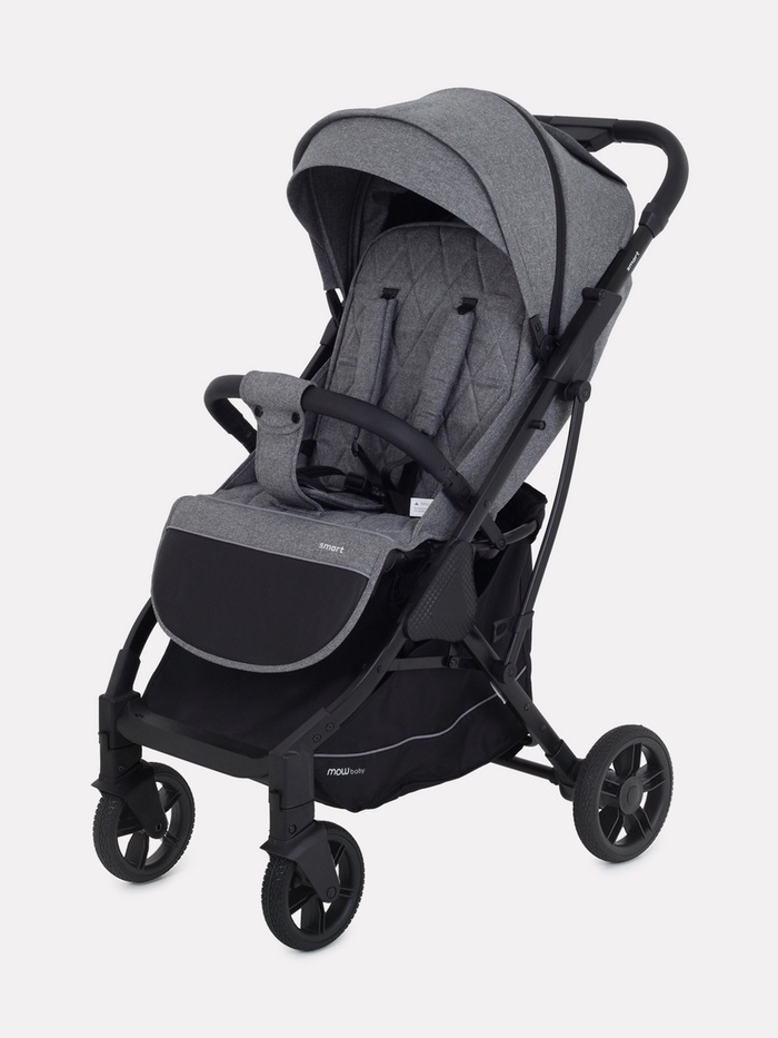 Коляска прогулочная Mowbaby Smart MB101, цвет grey