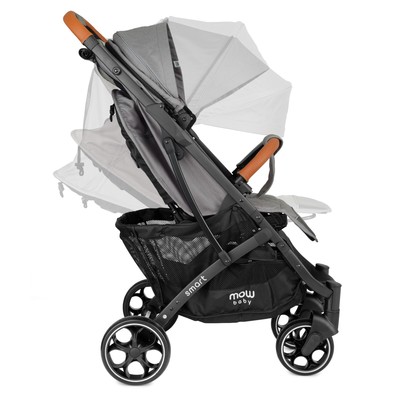Коляска прогулочная Mowbaby Smart MB101, цвет grey