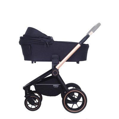 Коляска 2 в 1 Mowbaby Zoom Pu RA086, цвет Gold Black