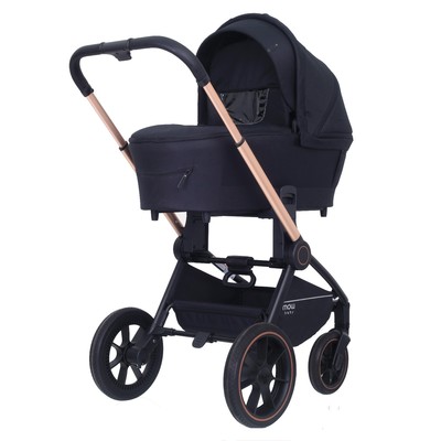 Коляска 2 в 1 Mowbaby Zoom Pu RA086, цвет Gold Black