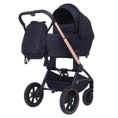 Коляска 3 в 1 Mowbaby Zoom Pu RA087, цвет gold black